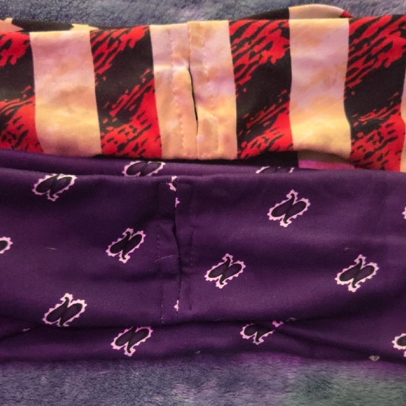 3 Colorful Paisley and Star Headbands - Picture 2 of 2